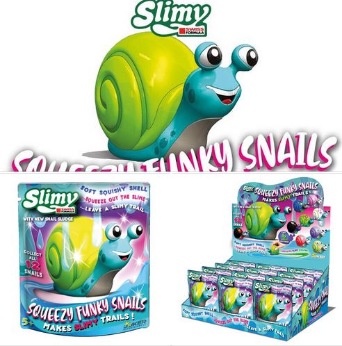 Slimy® Squeezy Funky Snails